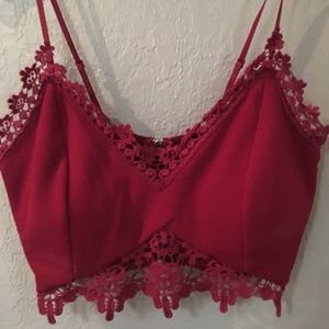 Crop/bralette styled top
